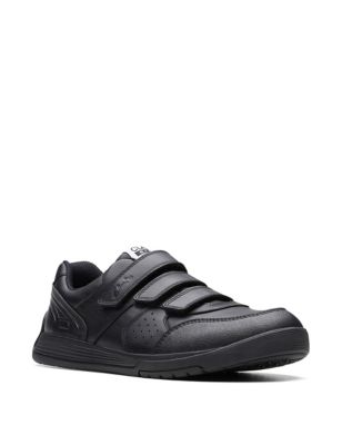 Kids' Leather Riptape Trainers (3 Small - 8 Small)