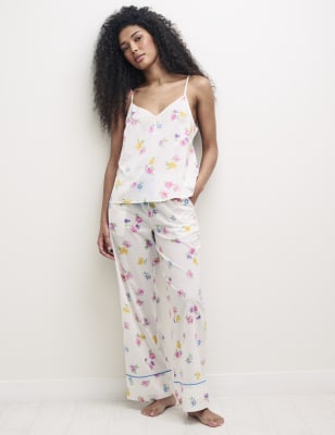 

Nobody's Child Conjunto de pijama floral 100% algodónWomens - White Mix, White Mix