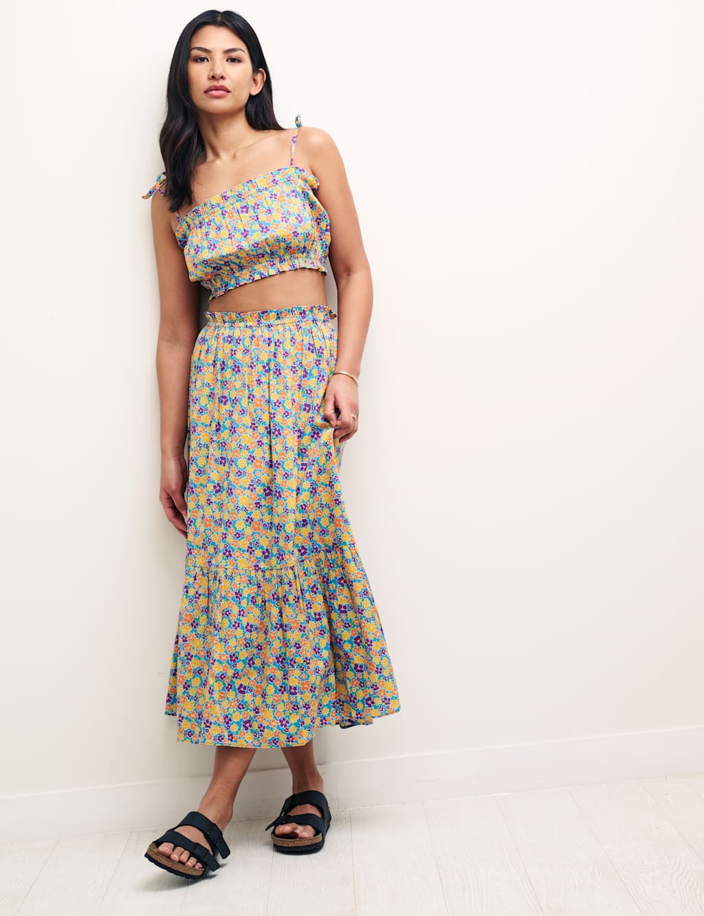 Organic Cotton Floral Crop Top image 4