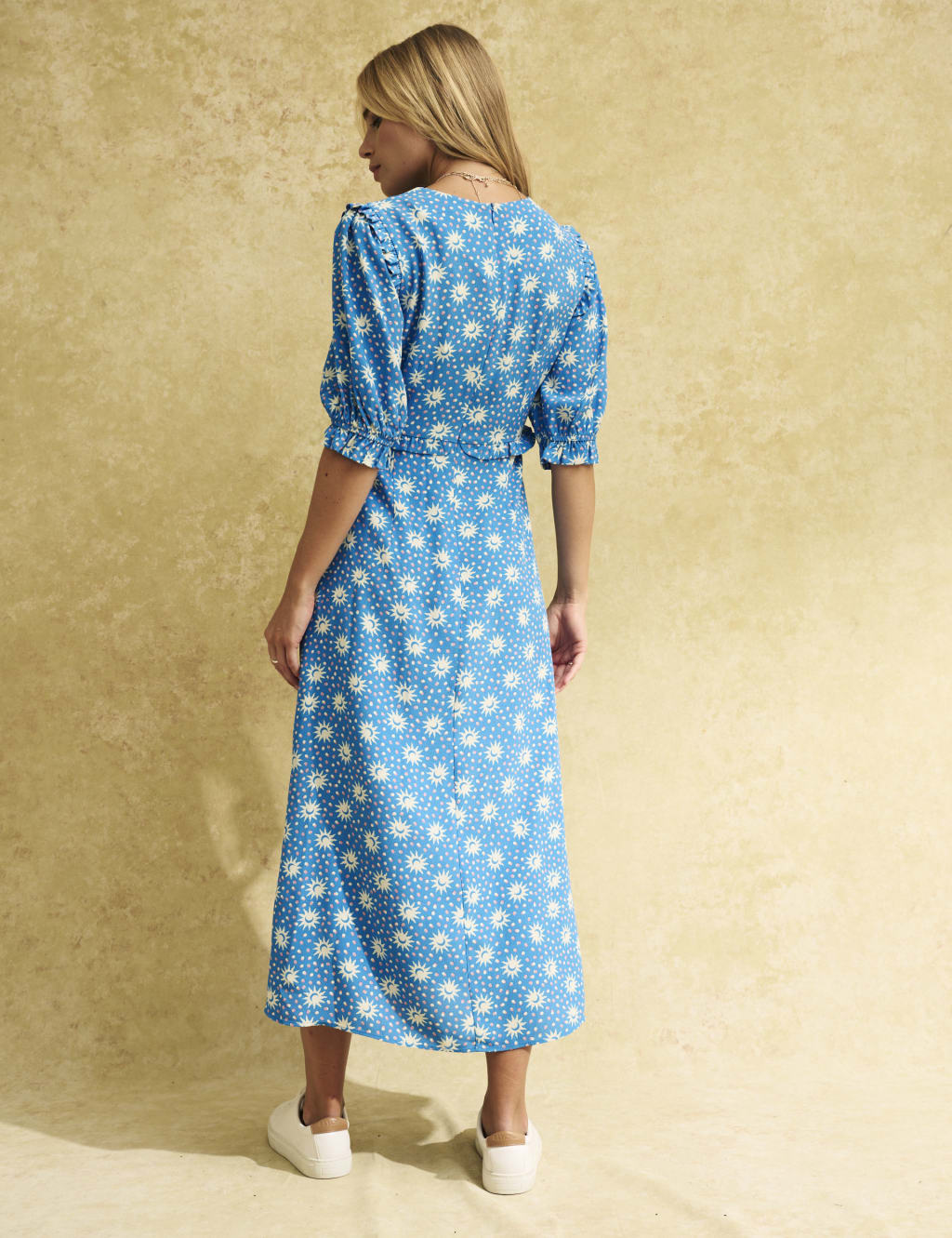 Printed Midi Tea Dress image 4