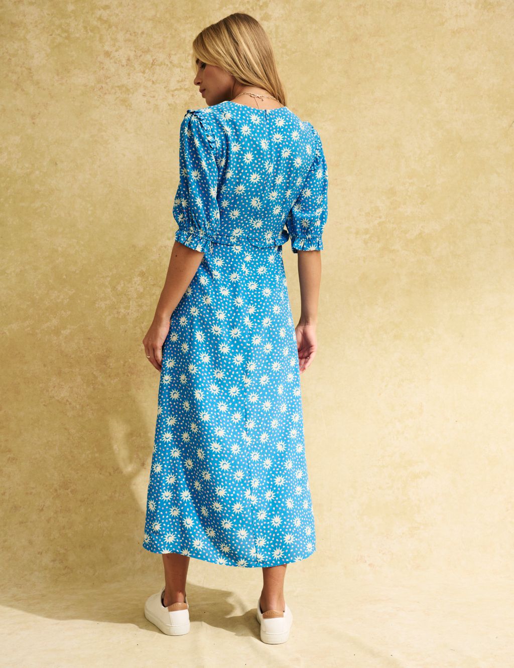 Printed Midi Tea Dress image 4
