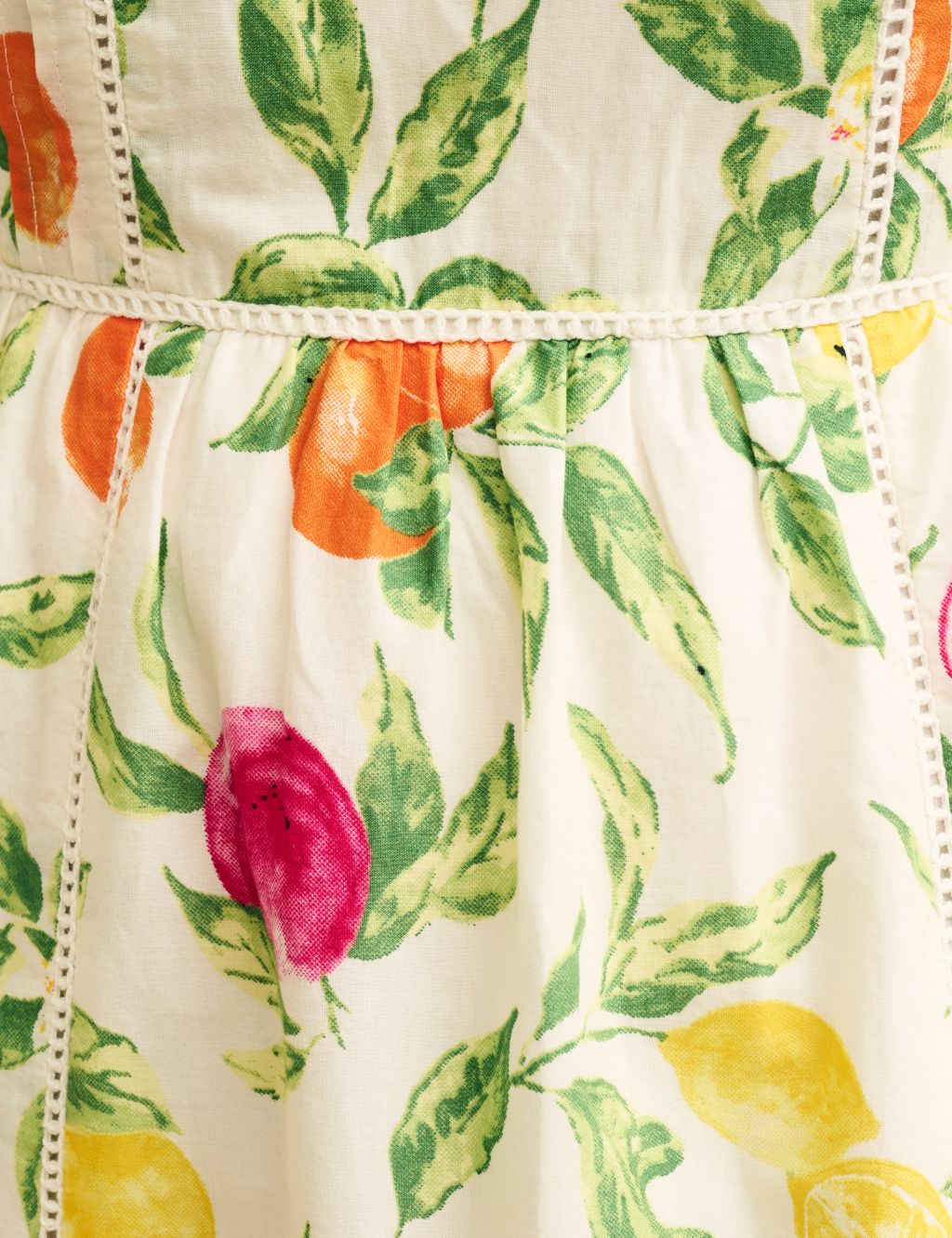 Organic Cotton Printed Midi Tea Dress image 6