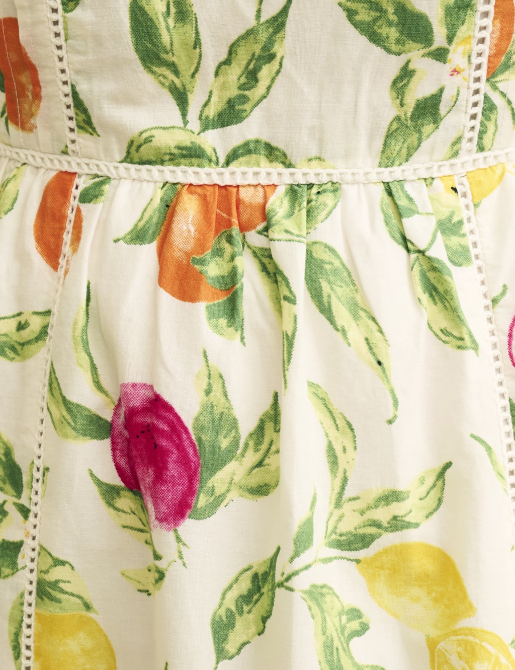 Organic Cotton Printed Midi Tea Dress image 6