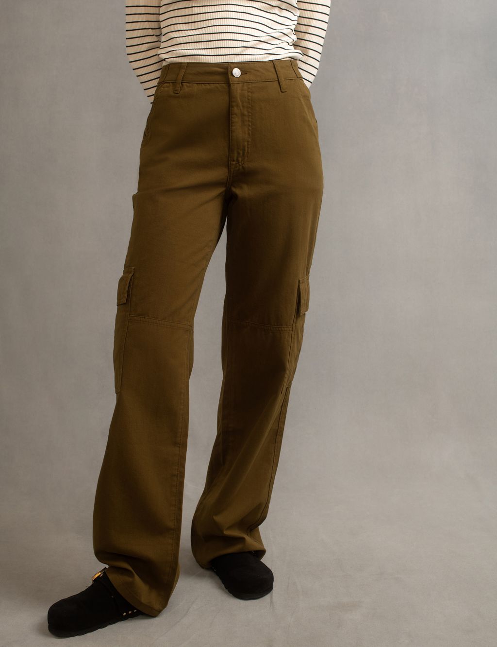 Pure Cotton Cargo Trousers image 2