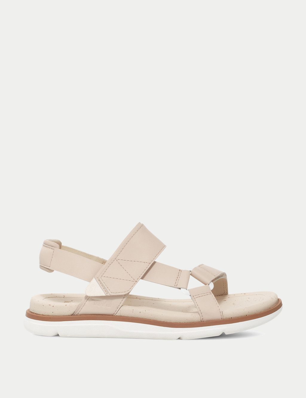 Madera Leather Flat Slingback Sandals