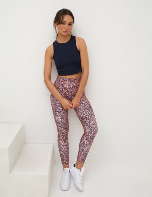 

Nobody's Child Leggings 7/8 estampados de cintura alta para gimnasioWomens - Pink Mix, Pink Mix