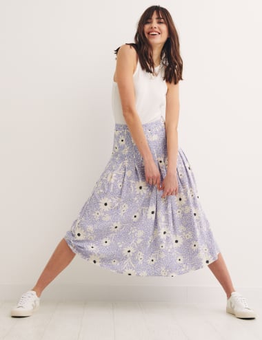 Marks & Spencer WAISTED MIDI - Robe de jour - multi/multicolore