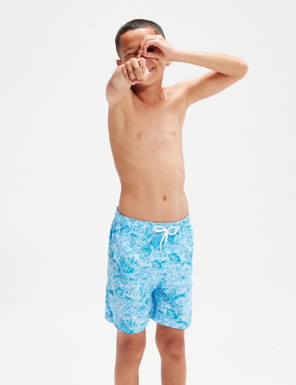 Printed Swim Shorts image 1