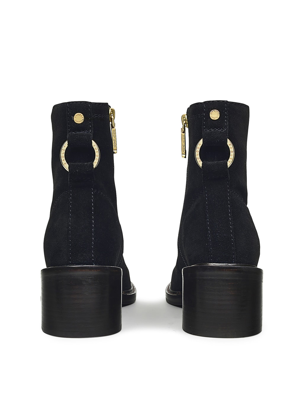 Suede Block Heel Ankle Boots image 3
