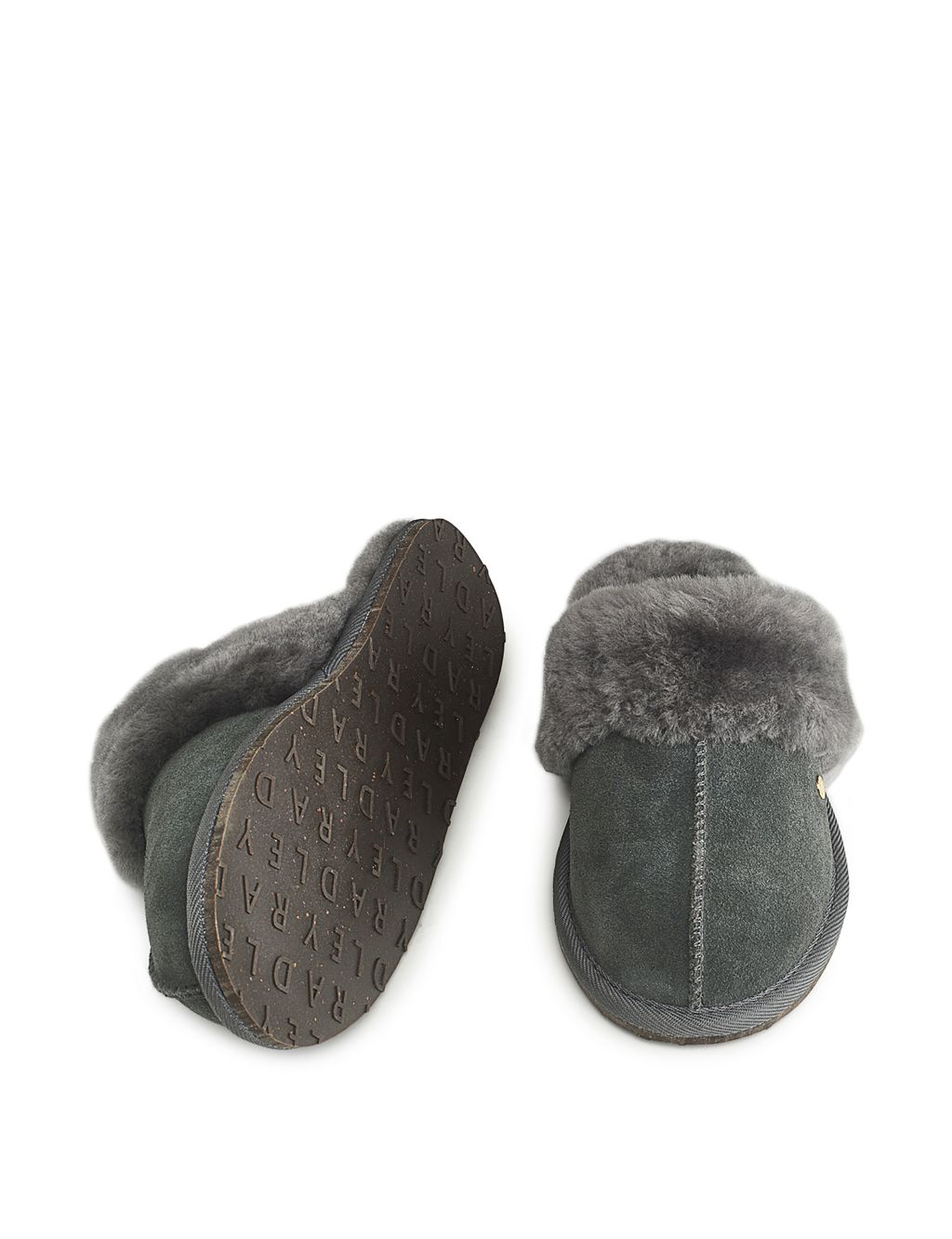 Suede Shearling Mule Slippers image 3