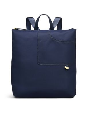 Radley Womens Pocket Essentials Responsible Nylon Backpack - Navy, Navy