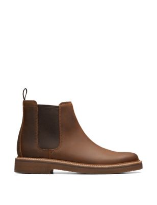 Leather Chelsea Boots | CLARKS | M&S