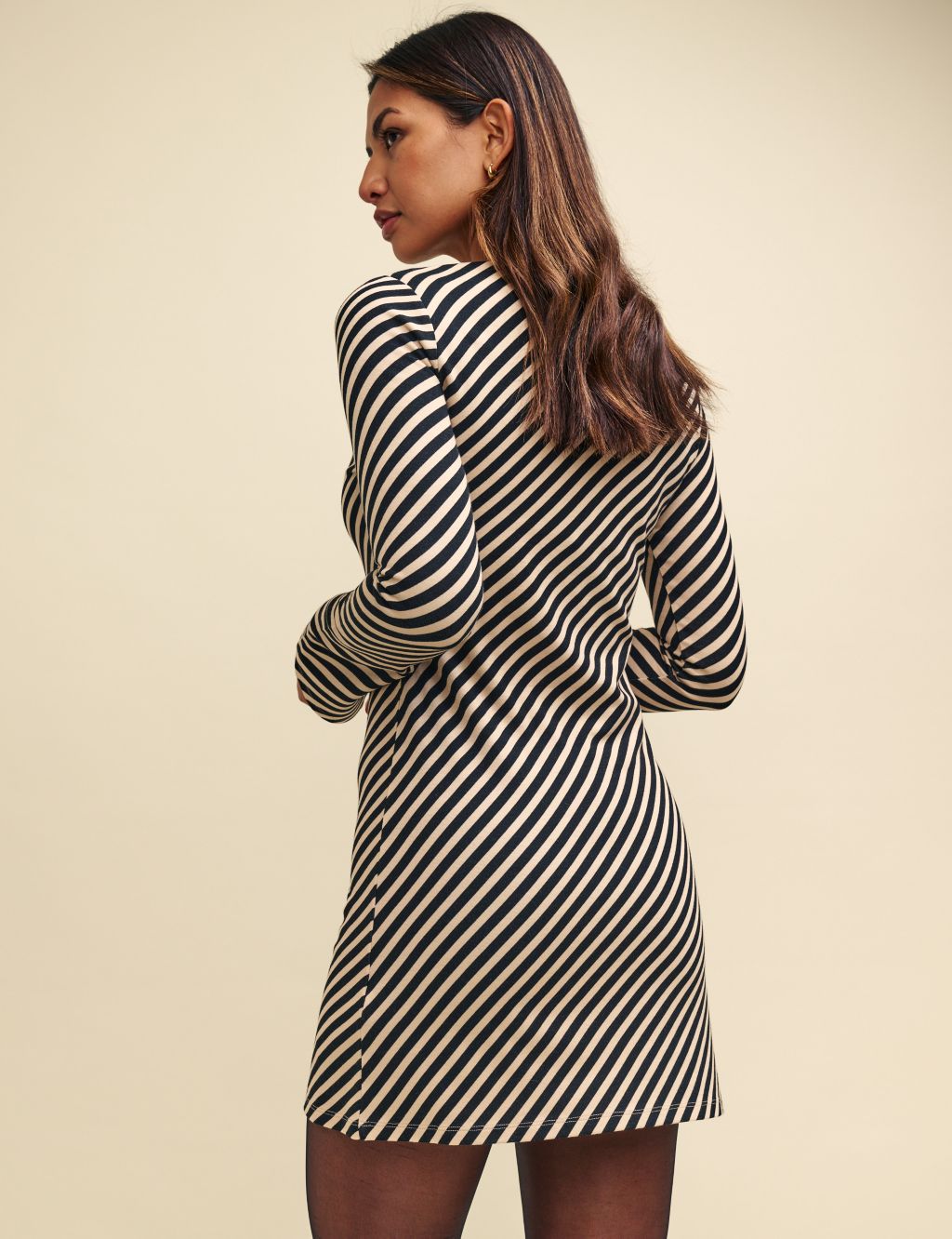 Striped Mini Shift Dress image 3