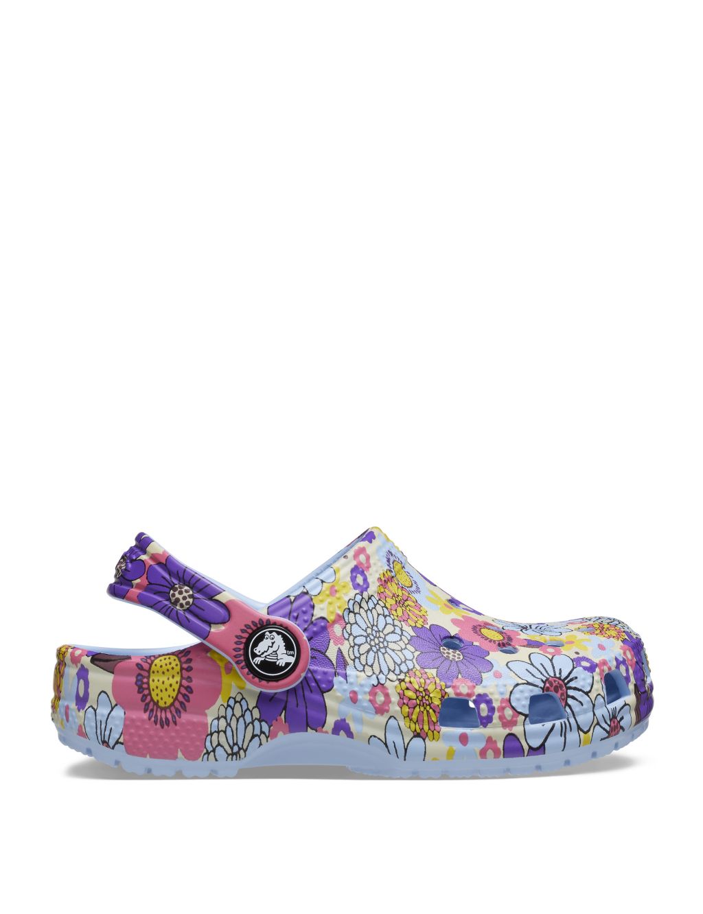 Kids' Classic Retro Floral Clogs (4 Small - 10 Small) image 1