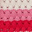 Pure Cotton Textured Striped Cardigan - pinkmix