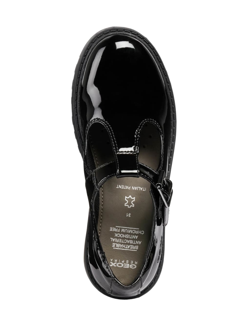 Kids' Patent Leather T-Bar School Shoes (13 Small - 6 Large) image 5