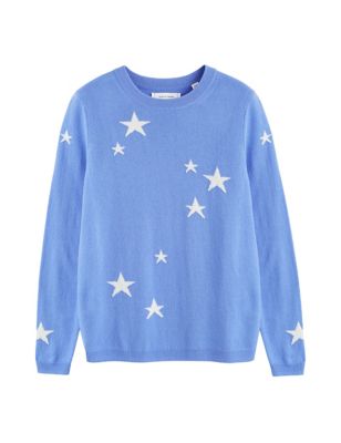 Wool Rich Star Jumper with Cashmere