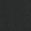 Linen Blend Knitted Scoop Neck Midi Dress - black