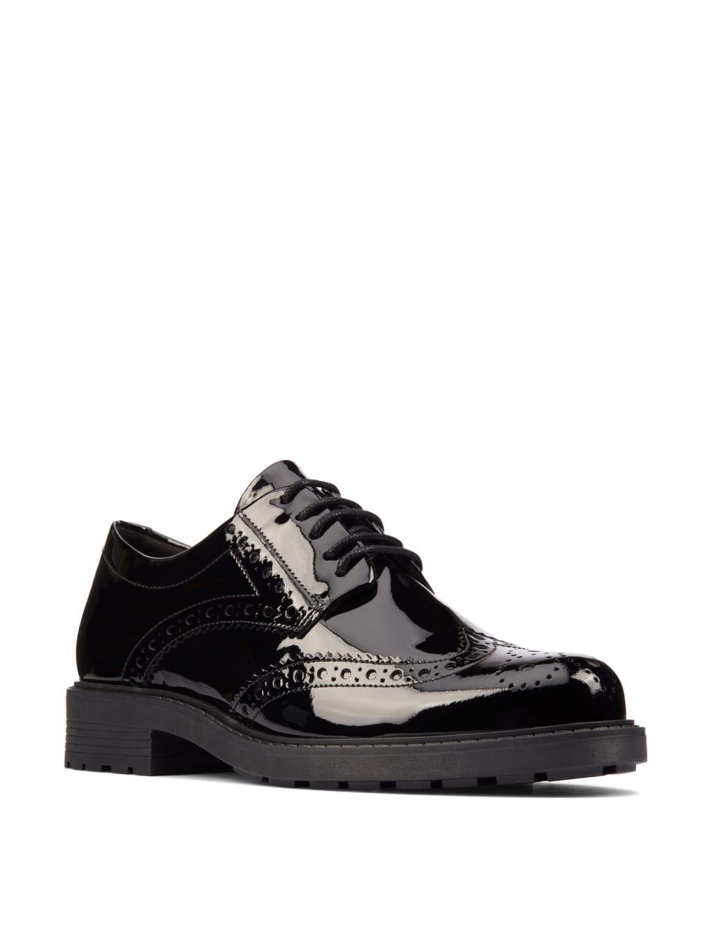 Leather Patent Lace Up Brogues image 2
