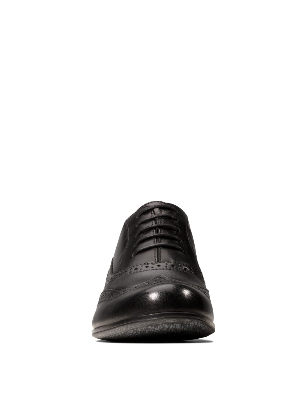 Wide Fit Leather Flat Brogues image 3