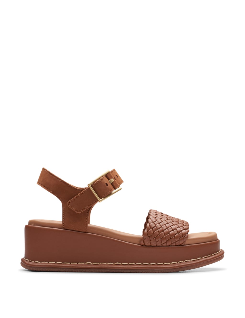 Leather Wedge Sandals