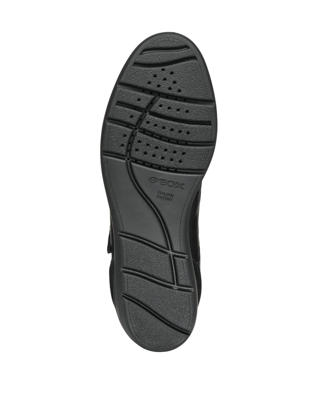 Leather Lace Up Wedge Heel Trainers image 6