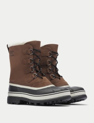 Caribou Leather Waterproof Walking Boots