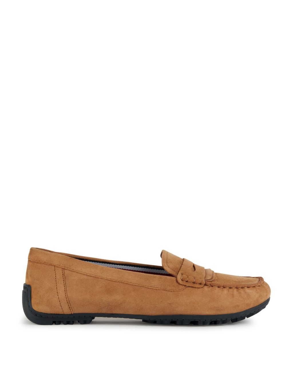 Suede Slip On Flat Loafers