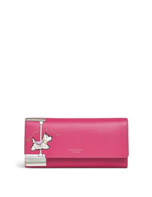 Radley Women's Leather Foldover Large Purse - Red, Red
