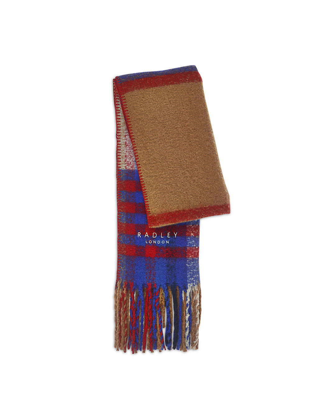 m&s blue scarf