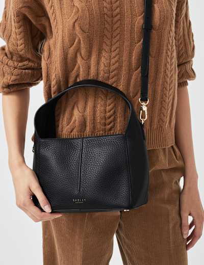 Hillgate Place Leather Grab Bag