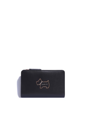 Radley Womens Leather Dog Purse - Black, Black