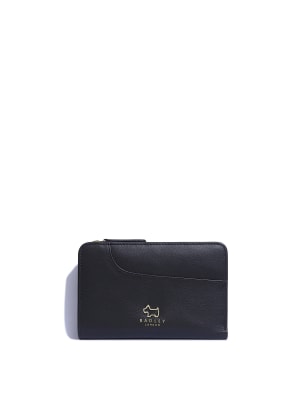 Radley Women's Pockets Leather Foldover Purse - Black, Black,Navy