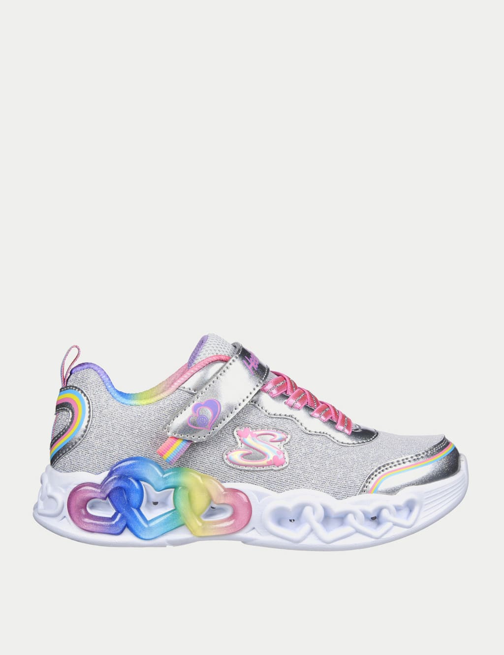 Infinite Heart Lights Love Prism Trainers (9.5 Small - 3 Large) image 1