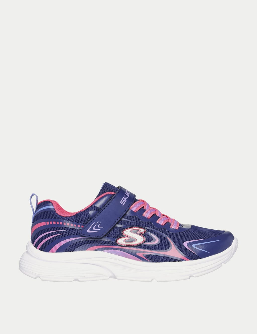 Kids' Wavy Lites Eureka Shine Trainers (9.5 Small - 3 Large) image 1