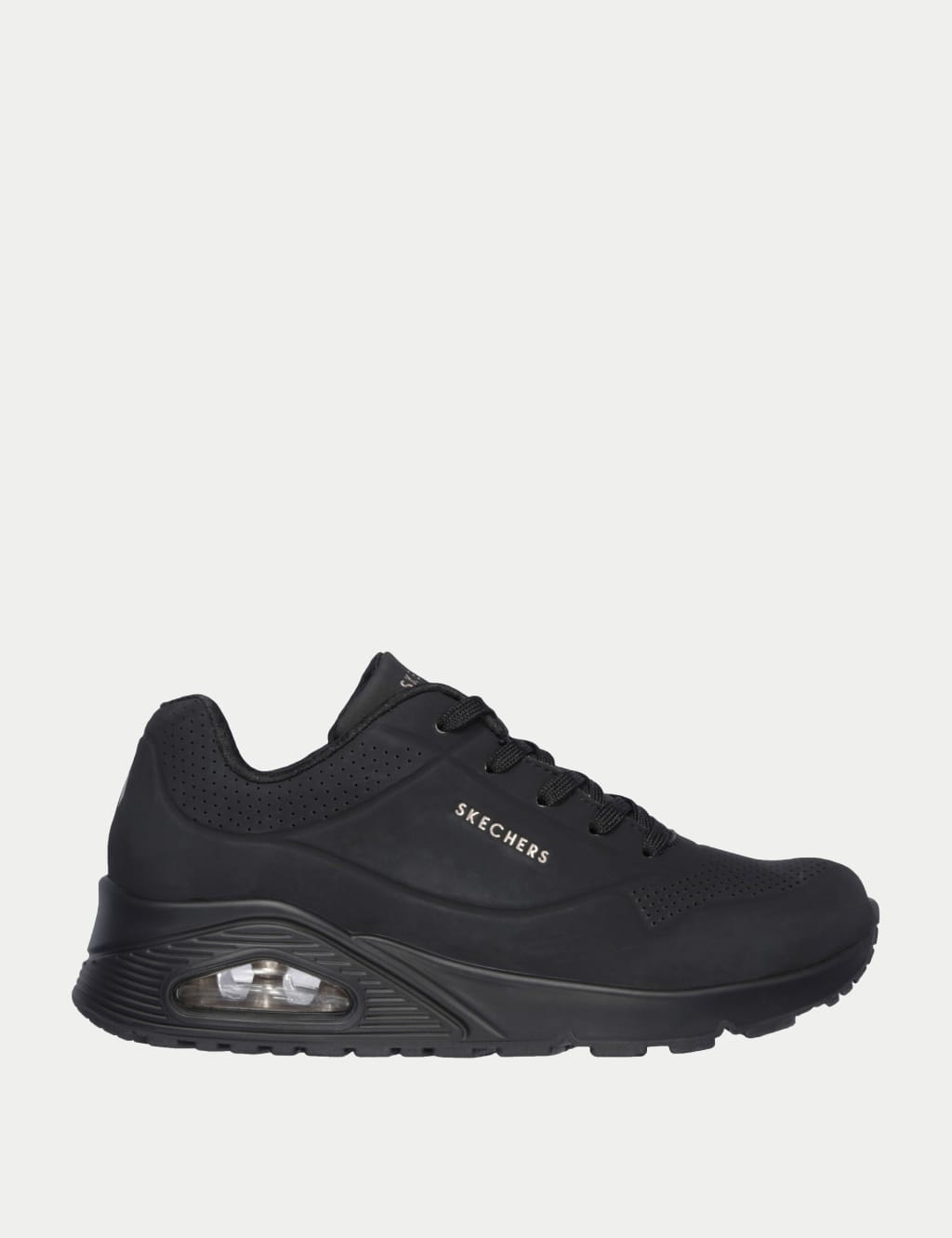 Womens black trainer pumps cheap