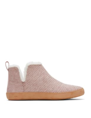 M&s ladies best sale slipper boots