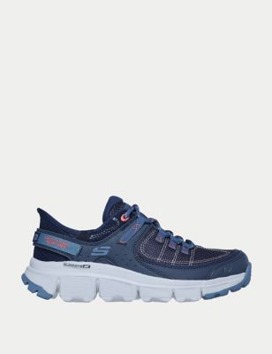 Skechers Womens Summits AT Lace Up Slip-in Trainers - 5 - Navy, Navy