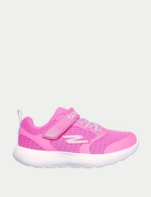 Skechers Girl's Kid's Dyna-Lite Riptape Trainers (4-9 Small) - 5 S - Pink, Pink