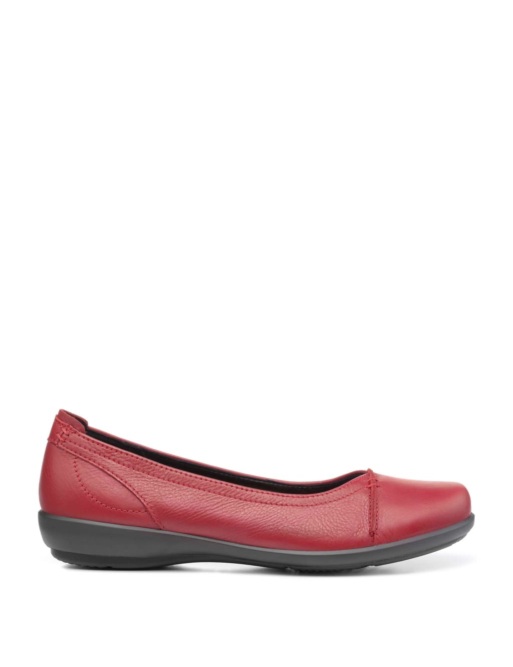 Robyn II Wide Fit Leather Ballet Pumps