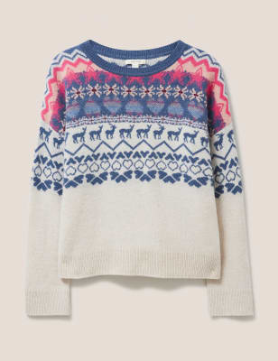 white stuff fair isle jumper