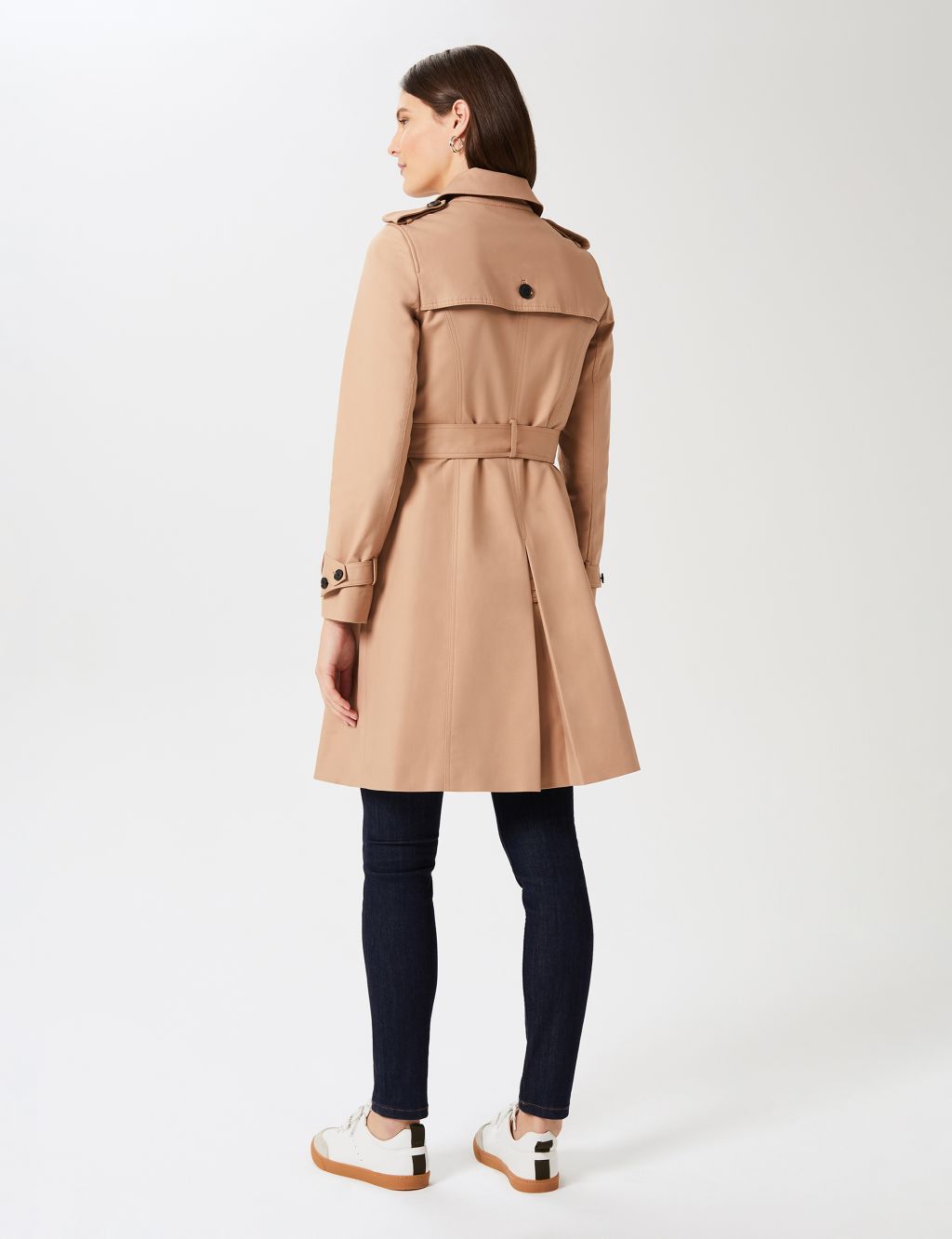 Saskia Water Resistant Belted Trench Coat image 4