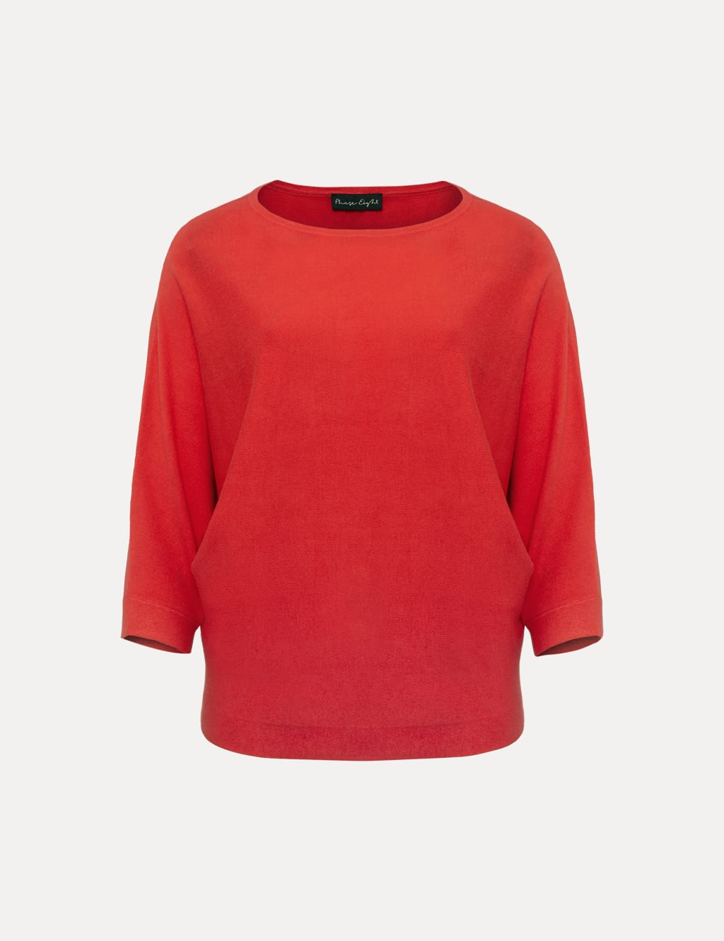 Slash Neck Batwing Sleeve Jumper image 2