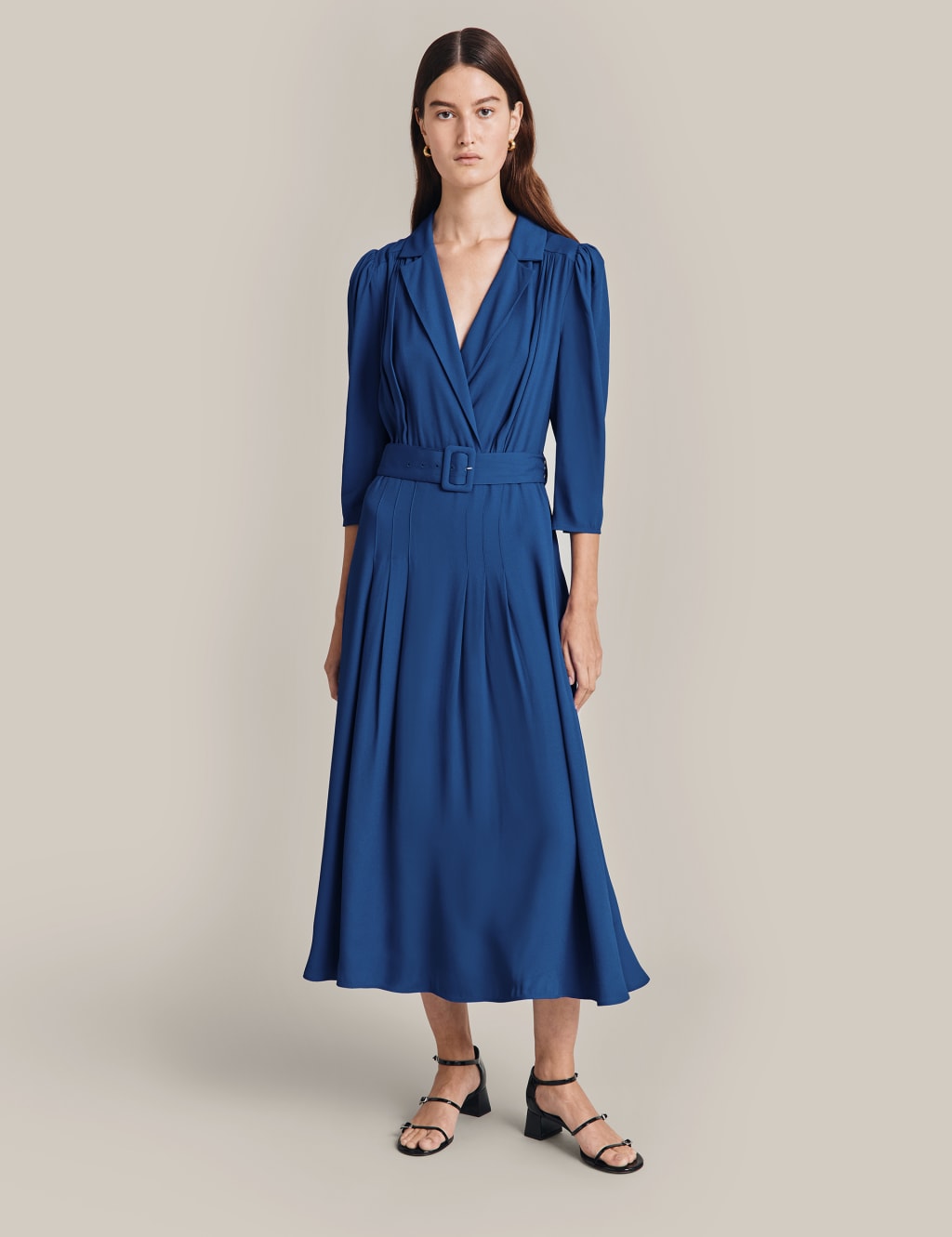 Ghost su shop dress blue