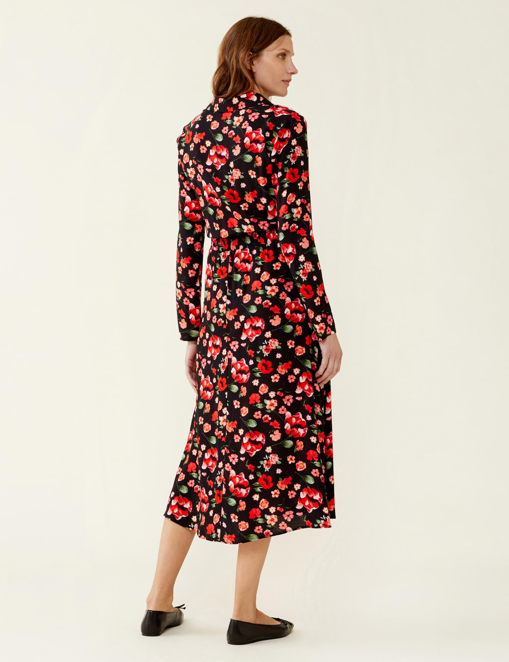 Floral Midi Tea Dress image 3