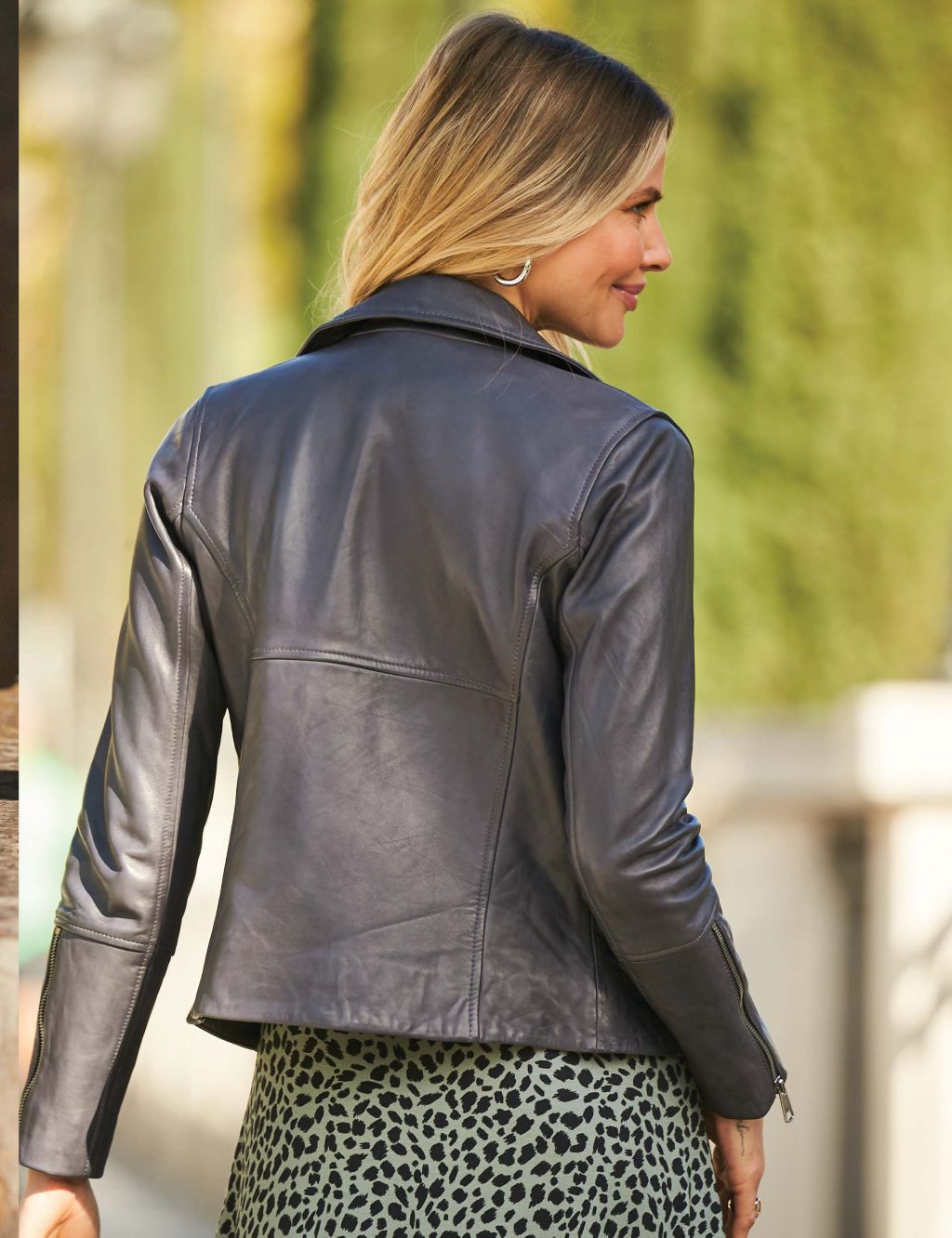 Leather Biker Jacket image 2