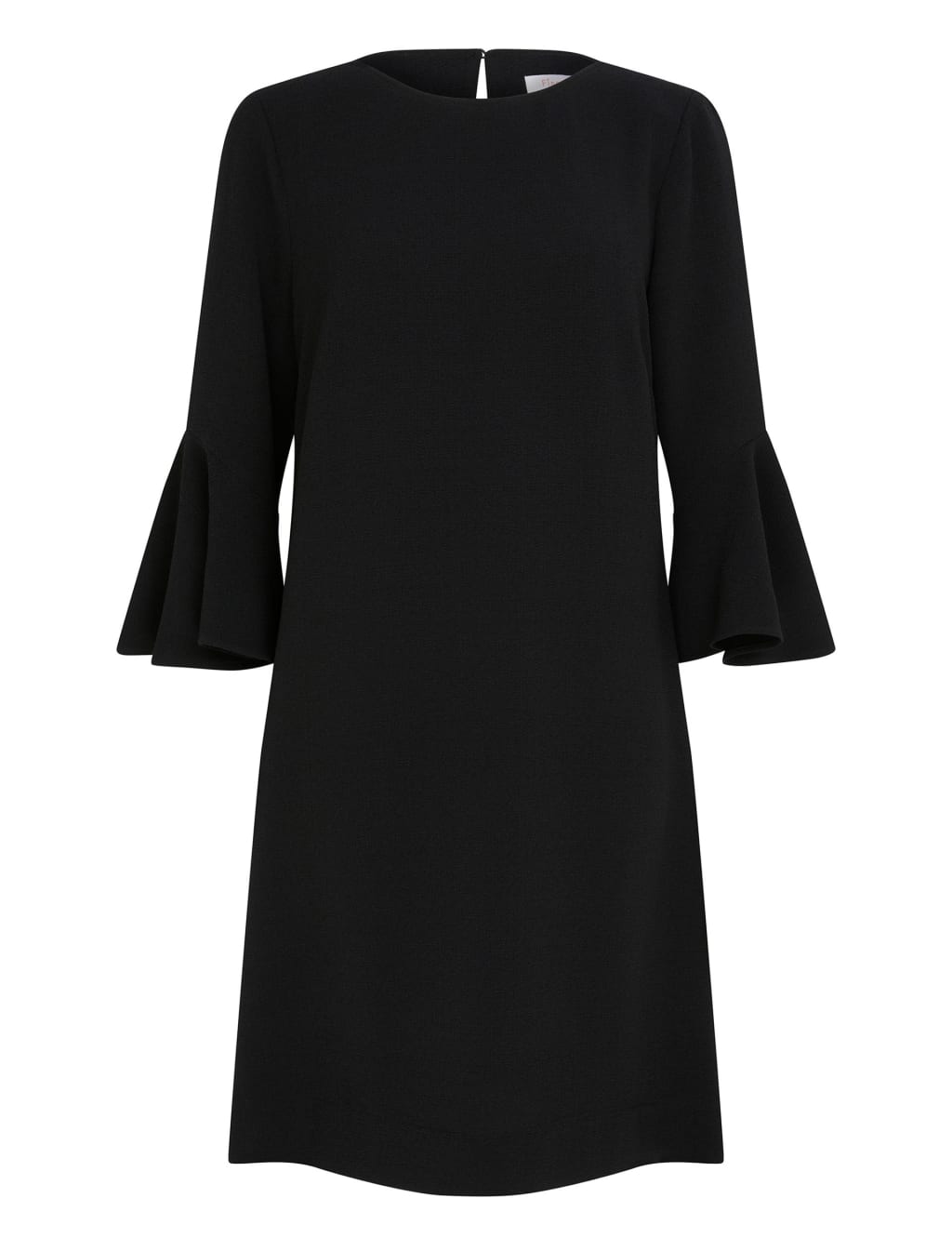 Round Neck Knee Length Swing Dress