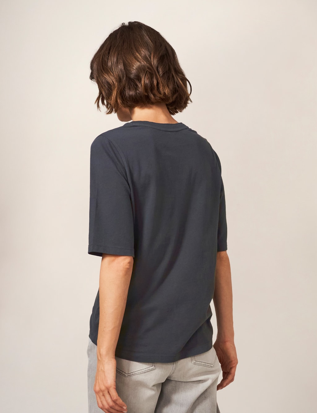Pure Cotton Embroidered T-Shirt image 2