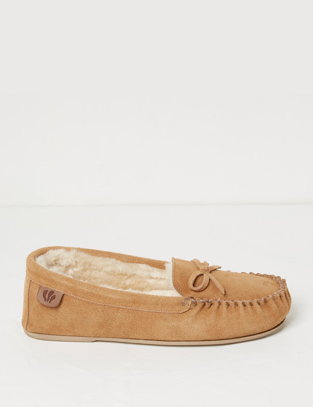 Suede Moccasin Slippers