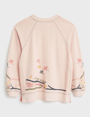 White stuff embroidered sweatshirt sale